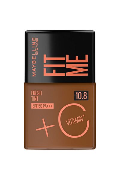 Maybelline New York , Fit Me Fresh Tint Foundation SPF 50 with Brightening Vitamin C, 10.8