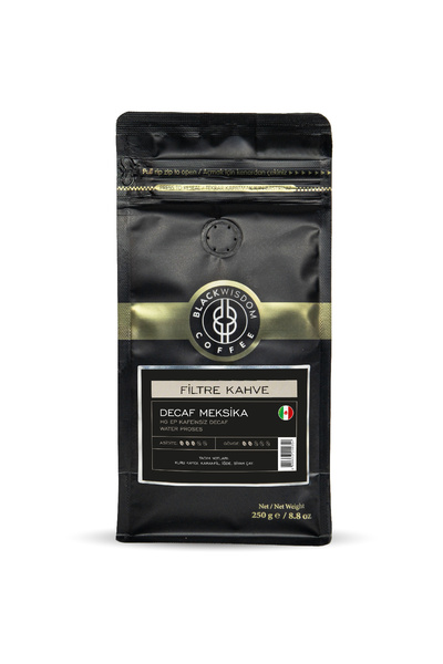 Black Wisdom ديكاف المكسيكي - قهوة فلتر مائية 250 جرام خالية من الكافيين Hg Ep