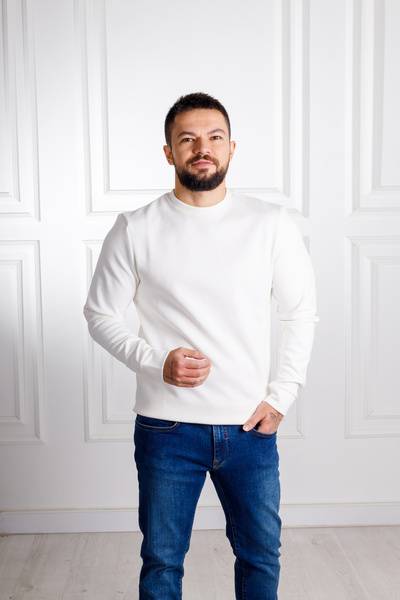 Sarar Інтерв'ю 0 Біла кофта з капюшоном