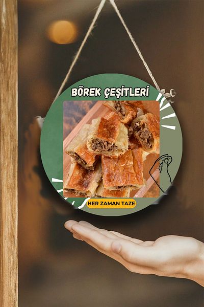 Nod Πινακίδα καλωσορίσματος τοίχου, πόρτας, διπλής όψης για το σαλόνι ζυμαρικών, στολίδι τραπεζιού παντοπωλείου