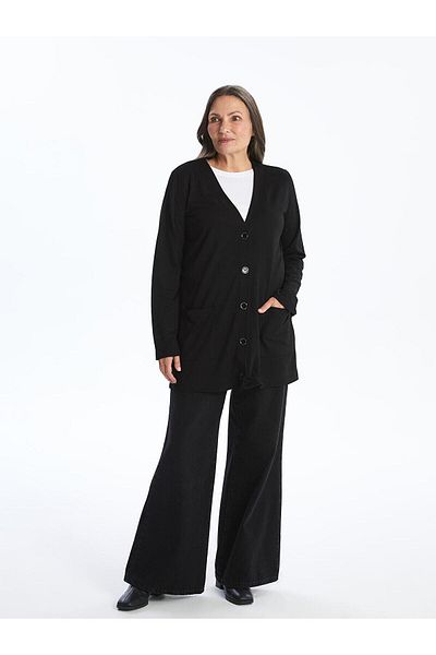 LC Waikiki Cardigan LCW Grace cu decolteu în V pentru femei