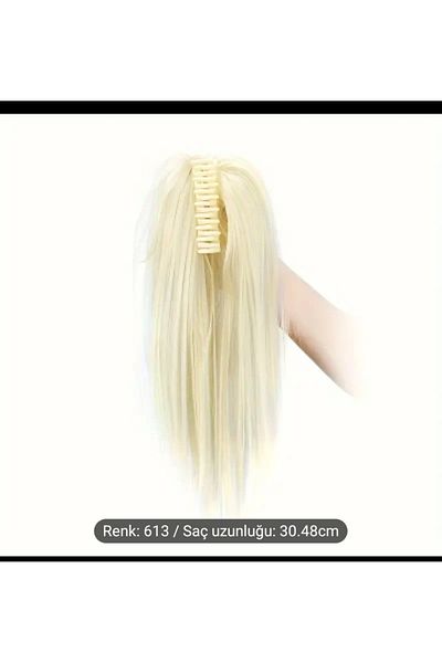 Handmade 1.Senif Synthetic Ponytail Hair Special Day Hairpiece Welding Snap Hair