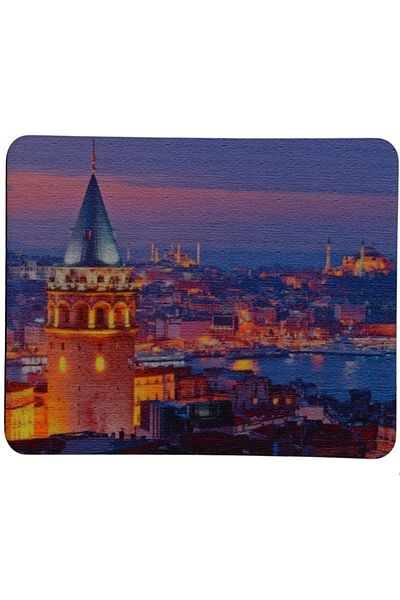 usin Подложка за мишка Galata Tower с неплъзгаща се основа - 17.5x21.5 см