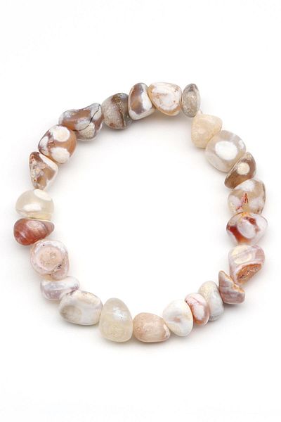 Alina Jewelry Certified Natural Agate Stone Bracelet – Energy Balancing and Spiritual Power Supply