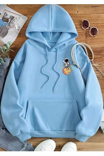 KOZİA OUTDOORS ΑΝΤΙΓΡΑΦΗ - Φούτερ με κουκούλα με στάμπα Malkoçbey THE GALAXY