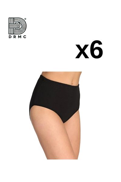Tutku Pack of 6 Thick Elastic Bato Panties