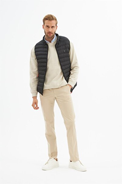 Danger Erkek Standart Kalıp Şişme Yelek Siyah