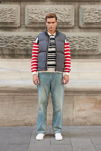 Danger Надувний жилет з наповнювачем для чоловіків, антрацит