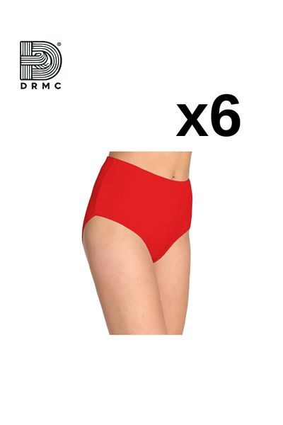 Tutku Pack of 6 Thick Elastic Bato Panties