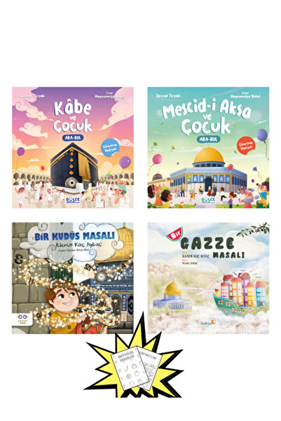 Timaş Çocuk Boyamalı- Kabe ve Çocuk Mescidi Aksa ve Çocuk - Bir Kudüs Masalı ...
