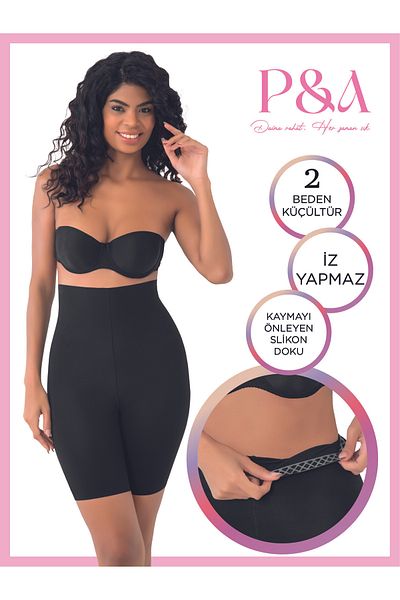 SOFT Pa Clothing Laser Cut High Waist Long Corset No Trace Shrink Two Sizes Non-Slip Silicone Texture