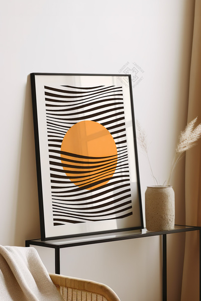 Basquiart Seria Bauhaus Nr.: 34 - Negru