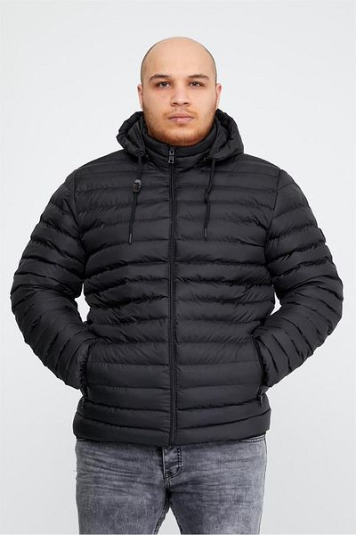 Danger Ανδρικό μπουφάν Battal Puffer Μαύρο