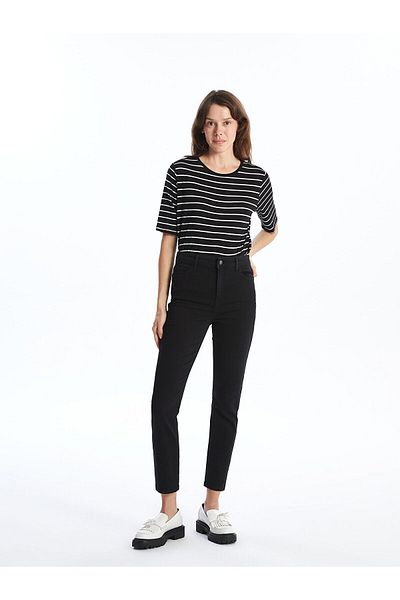 LC Waikiki Lcwk Slim Fit Women's Raised Jean Trousers
