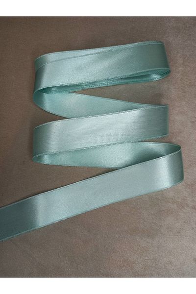 yörük tuhafiye Mint Green Satin Ribbon - 3 Cm, 10 Meters, One Ball