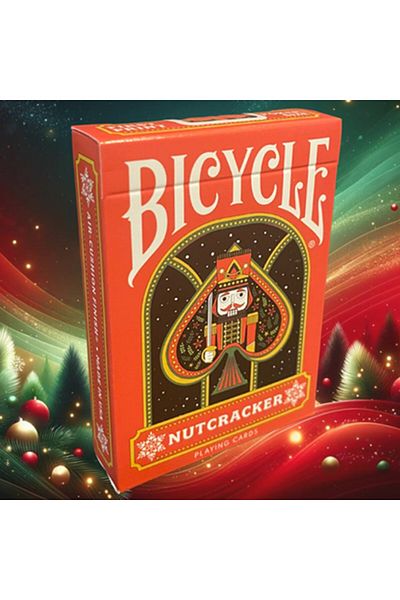 OyuncaklarÜlkesi Bicycle Nutcracker Red Premium - Limited Edition Collectible Playing Card