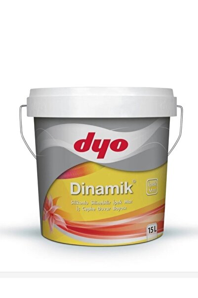 Dyo dinamik ipek mat silikonlu silinebilir iç cephe boyası 2.5 lt 3.5 kg ande...