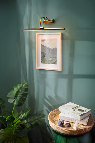 Voxify Gold Pilli Flüt Aplik Tablo Aydınlatma Banyo Ayna Üstü Aydınlatma