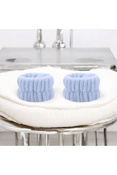 KANİNCHEN Set de 2 Super Soft Spa - Brățară pentru spălarea feței și banda elastică de păr