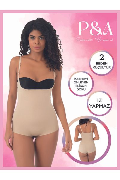 SOFT Pa Clothing Laser Cut Underbust Body Corset No Trace Shrink Two Sizes Non-Slip Silicone Texture