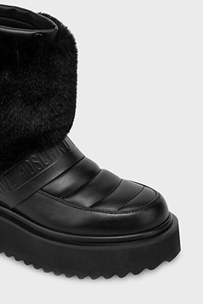 Love Moschino Yumuşak Tüylü Logolu Kalın Taban Bot  BOT JA24296I0LIEC00B