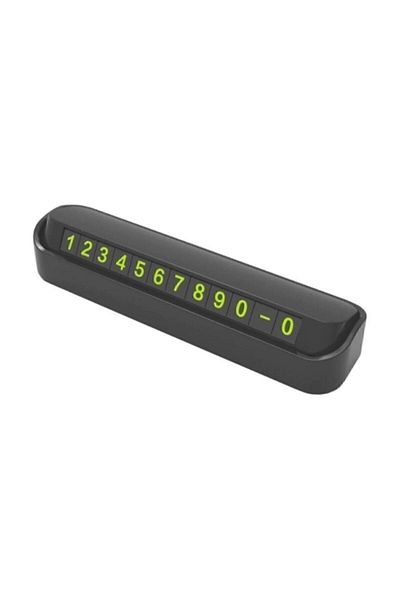 SAHLAN Car Glove Box - Parking Numerator Phone Number on Off System
