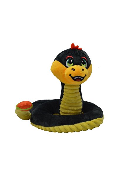 TRUST STORE Yılan Peluş Oyuncak Çıngıraklı Sevimli Yılan Peluş 25 Cm - Uyku V...