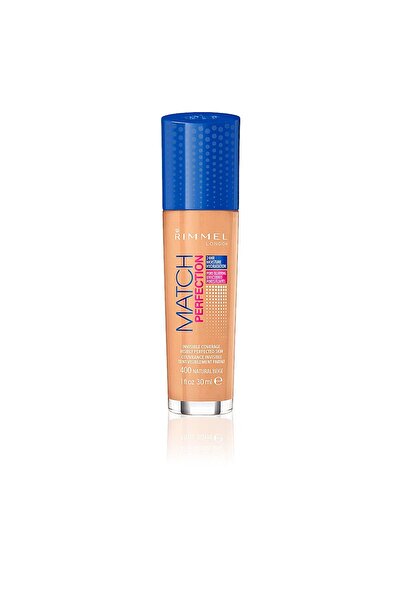 RIMMEL LONDON Match Perfection Foundation Nr. 400-Naturbeige, 30 ml