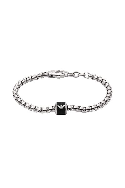 Emporio Armani Silberfarbene Essential Kol Bandı Egs2911040 (LÄNGE: 19,00 CM)