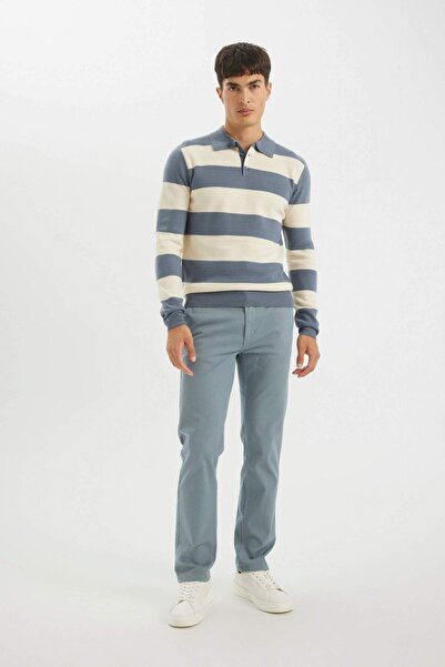 DeFacto Indigo Men's Sweatshirt Y4194Az/In34