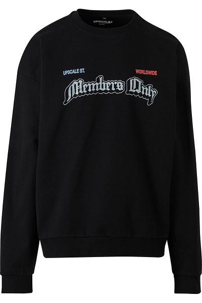 Upscale by Mister Tee Only Members Oversize Crewneck