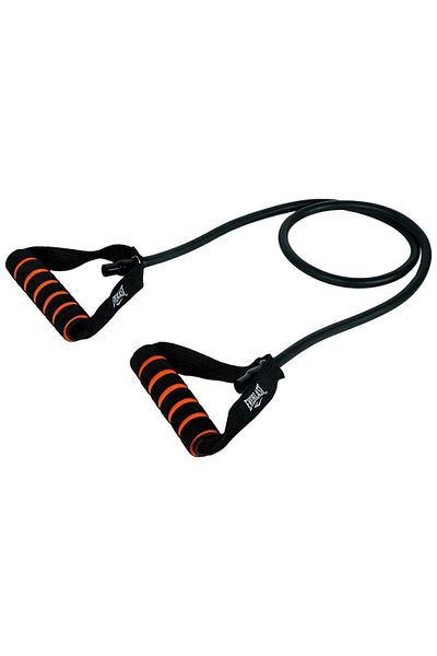 EVERLAST Ab. Hard Resistance Toning Tube | 1200mm Length, 6mm Wall Thickness, Foam Handle | Black