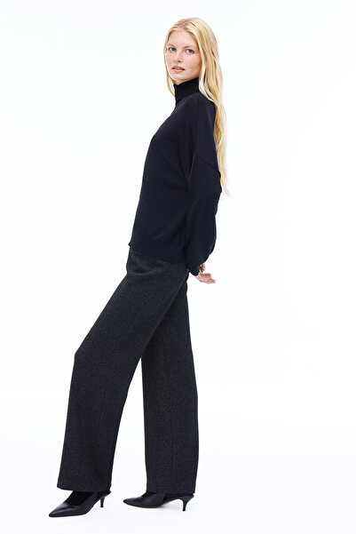 Perspective Anderas Regular Fit Long Length Black Pants