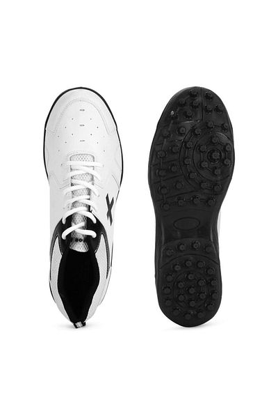 Vector X Blast Cricket Shoes | White/black | Polyvinyl Chloride | For Boys & Men | Size 7 Uk