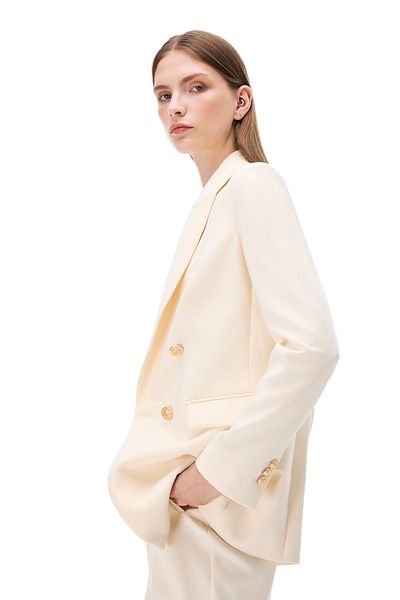 Perspective Morningstar Regular Fit Long Sleeve Men's Lapel Light-Beige Jacket