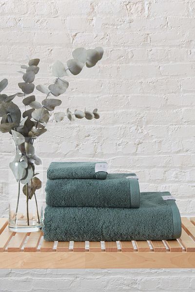 Upline Mauro 100% Organic Cotton 3-Piece Towel Set (30X30+50X90+70X140).