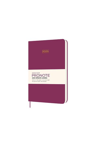 KESKİN COLOR Purple Sharp Color Pronote Daily Agenda A5 2025 - 600059 -99
