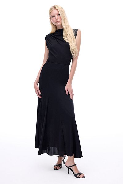 Perspective Fusta neagră Dantes Regular Fit Maxi Size