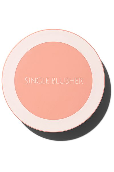 THE SAEM Single Powder Blush with Sebum Control - Saemmul Single Blusher-Mango Peach (Vi̇oni̇ne)