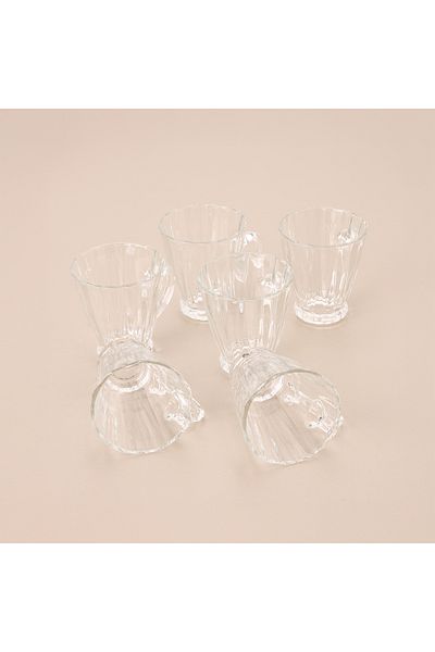 Glass In Love In Love 6-Piece Glass Mug - Transparent - 180 ml