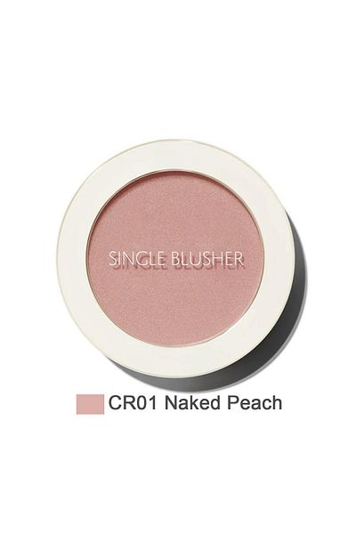 THE SAEM Single Powder Blush with Sebum Control - Saemmul Single Blusher - Naked Peach (Vi̇oni̇ne)