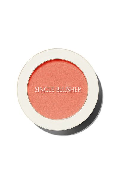 THE SAEM Single Powder Blush for Sebum Control - Saemmul Single Blusher - Mandarine Kiss (Vi̇oni̇ne)