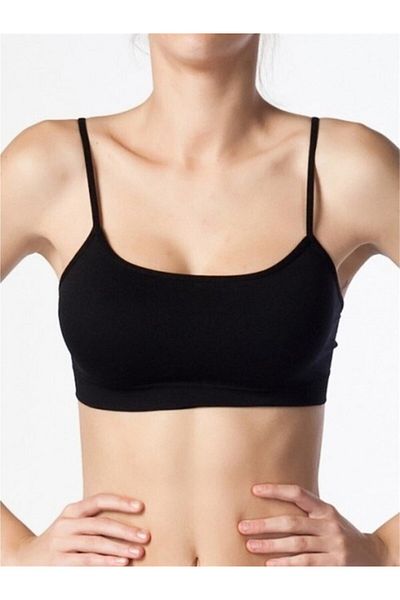 NBB Black Thin Strap Seamless Bustier