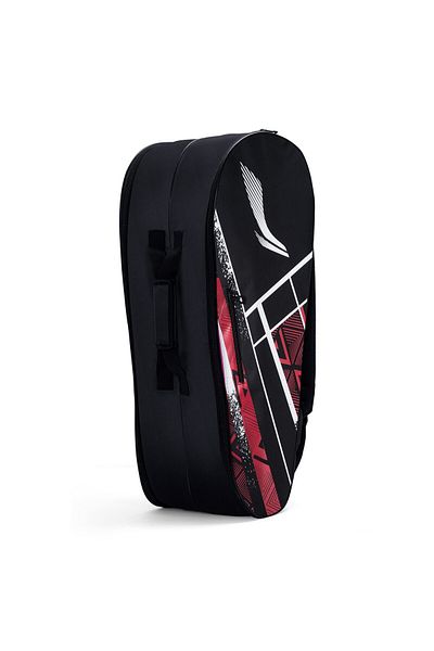 Li-Ning Raider Max Double Zipper Badminton Kit Bag | Black | Large | Unisex | Easy Mobility