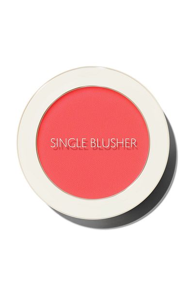THE SAEM Saemmul Single Blusher - Dragon Red, Sebum Control Powder Blusher (Vionine)