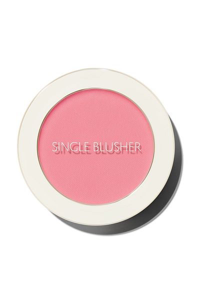 THE SAEM Single Powder Blush for Sebum Control - Saemmul Single Blusher - Rose Ribbon (Vi̇oni̇ne)
