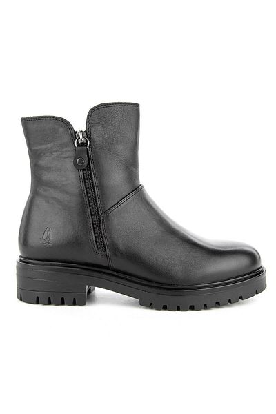 Hush Puppies أحذية جلدية سوداء للنساء 725029 -001