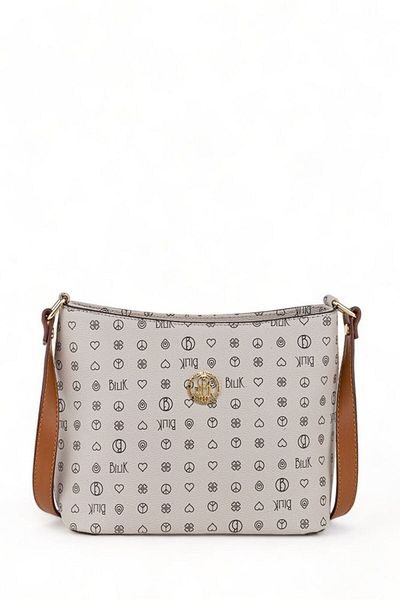 Bilik Deri Geantă de damă Monogram Grey-Tan NV 1008-MN