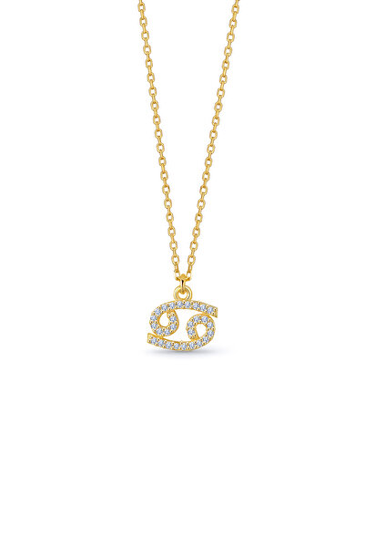 Gimora Yengeç Burcu Gümüş Kolye