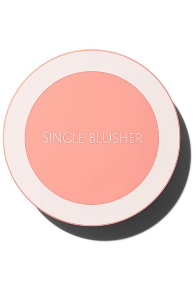 THE SAEM Single Powder Blush with Sebum Control - Saemmul Single Blusher - Apricot Whipping (Vi̇oni̇ne)